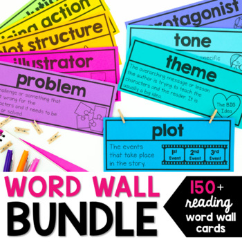 Preview of Reading Word Wall Bundle