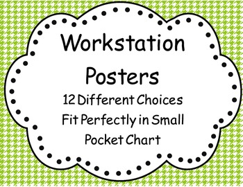 Workstations Pocket Chart