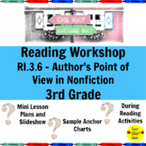 Reading Workshop Author's Point of View in Nonfiction Less