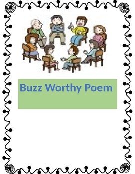 Preview of Reading Workshop Buzz Worthy Poem Activity