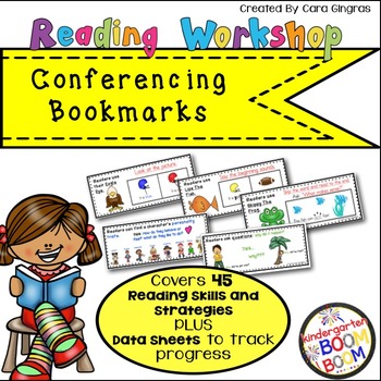 Preview of Reading Workshop Conferencing Bookmarks {K/1}