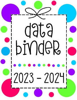 Preview of Reading Workshop Data Binder Sheets