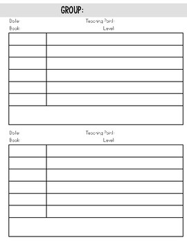 Reading Workshop Data Binder Sheets by Samantha Kelly | TPT