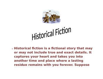 Preview of Reading Workshop Historical Fiction