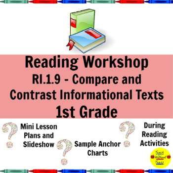 Reading Workshop Informational Compare and Contrast Lessons for 1st Grade