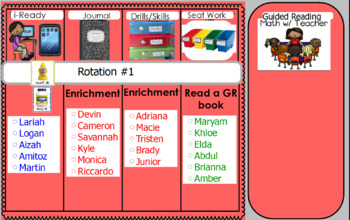 Preview of Reading Workshop Rotations