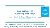 Reading Workshop TC (4th Grade Test Prep) Bend 1- 2023