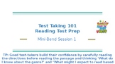 Reading Workshop TC (4th Grade Test Prep) (Lessons 1-10 Week 1 & Week 2)