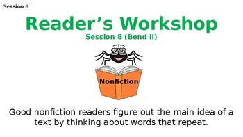 Preview of Reading Workshop TC (Up the Ladder Non-Fiction) (Lessons 8-18)