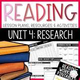 Reading Workshop - 3rd, 4th & 5th Grade - Research Project