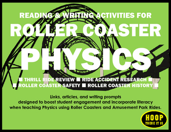 Preview of Reading & Writing Activities for Roller Coaster Physics