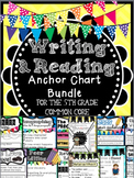 Reading + Writing Anchor Chart Bundle (5th grade common core)