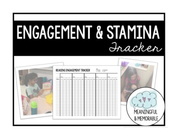 Preview of Reading & Writing Engagement Tracker