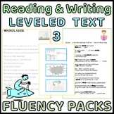 Reading Writing Fluency Leveled Passage Text