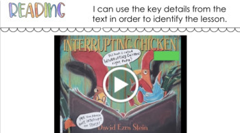 Preview of Reading/Writing - Interrupting Chicken