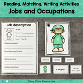 Reading, Writing, Matching Activities - Jobs and Occupations