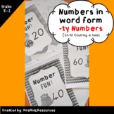 Reading & Writing Number Names -ty Numbers (Counting in Tens)