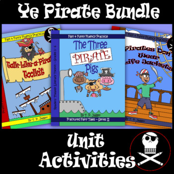 Preview of Reading & Writing Pirate Unit Activities "Talk Like a Pirate Day" Grades 3 4 5 6