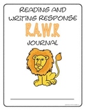 Jungle RAWR Reading And Writing Response Journal