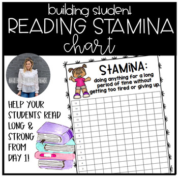 Preview of Reading/Writing Stamina Chart