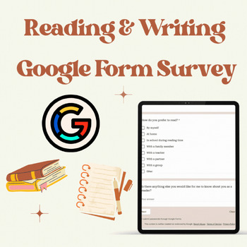 Preview of Reading & Writing Survey