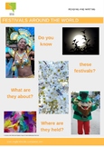 Reading & Writing Worksheet: 8 international festivals and