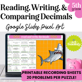 Reading, Writing, and Comparing Decimals Google Sheets Pix