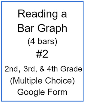 Preview of Reading a Bar Graph (4 bars) #2 (Multiple Choice)