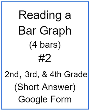 Preview of Reading a Bar Graph (4 bars) #2 (Short Answer)