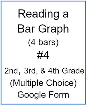 Preview of Reading a Bar Graph (4 bars) #4 (Multiple Choice)