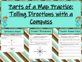 Reading a Map Compass (Cardinal and Intermediate Direction