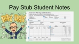 Reading a Pay Stub (Student Notes)