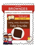 FREE: Reading a Recipe For Comprehension: Brownies