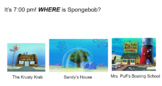 Reading a Schedule - Where is Spongebob? (Life Skills)