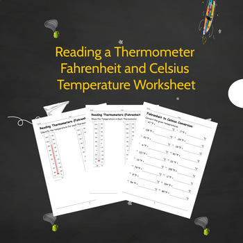 Grade 4 Temperature Worksheets: Fahrenheit and Celsius
