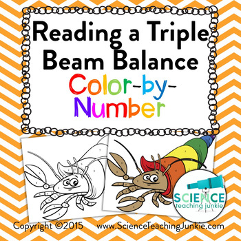 Preview of Reading a Triple Beam Balance Color-by-Number