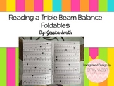 Reading a Triple Beam Balance Foldable