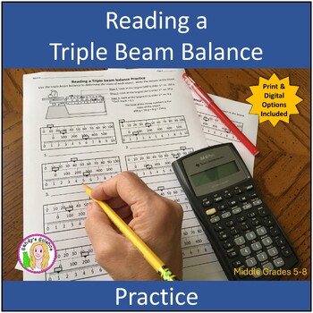 Preview of Reading a Triple Beam Balance Practice