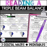Reading a Triple Beam Balance Practice Activity | Measurin