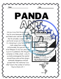 Reading about Panda Ants