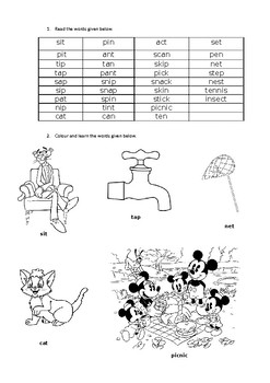 Preview of Reading activities for Jolly Phonics