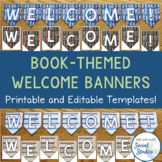 Reading and Book Themed Printable Welcome Banners