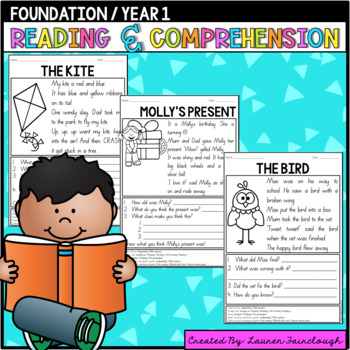 Preview of Reading and Comprehension. Foundation / Year One
