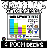 Reading and Interpreting Data on Bar Graphs BOOM™ Cards Gr