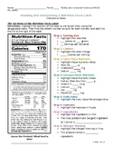 Reading and Interpreting a Nutrition Facts Food Label - GU