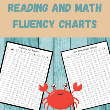Preview of Reading and Math Fluency Progress Chart