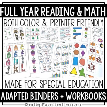Preview of Monthly Reading and Math Bundle