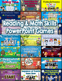 Reading and Math Skills Jeopardy Style PowerPoint Games Bundle!