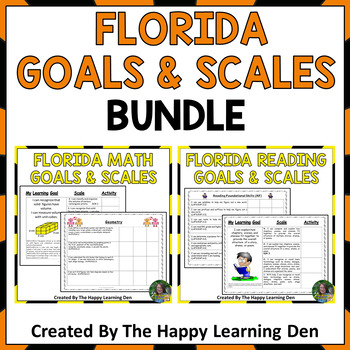 Preview of Reading and Math Standards and Scales BUNDLE for 5th Grade LAFS/MAFS