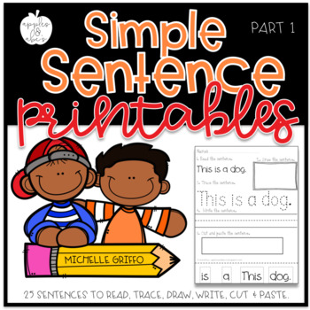 Preview of Sentence Building Sentence Writing